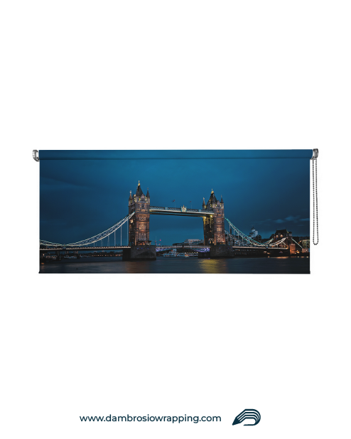 Tenda a rullo oscurante - Londra Tower Bridge