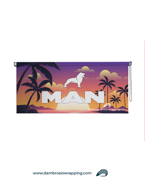 Blackout Roller Blind - MAN Miami