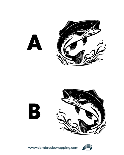 Tuna Sticker with Water Splashes