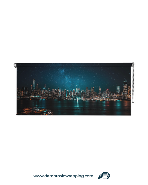 Blackout Roller Blind - New York Night