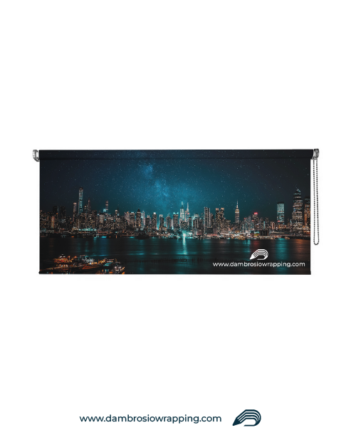 Blackout Roller Blind - New York Night