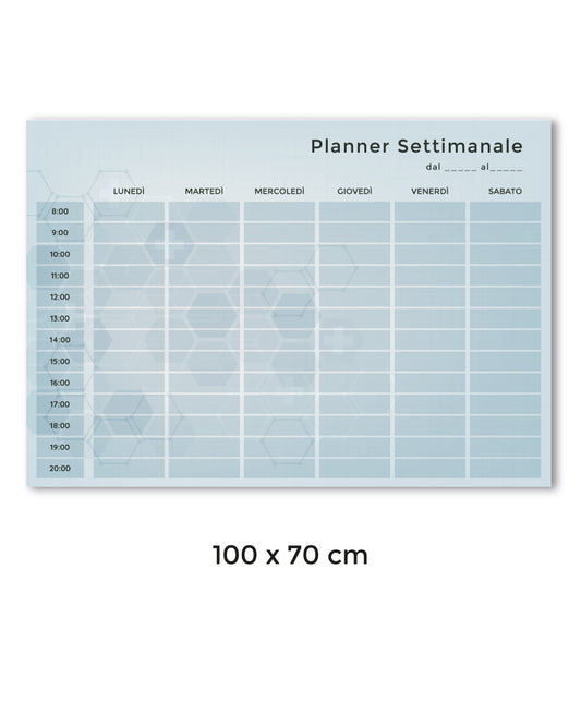 Rewritable/Repositionable Whiteboard - Weekly Planner for Doctor's Office