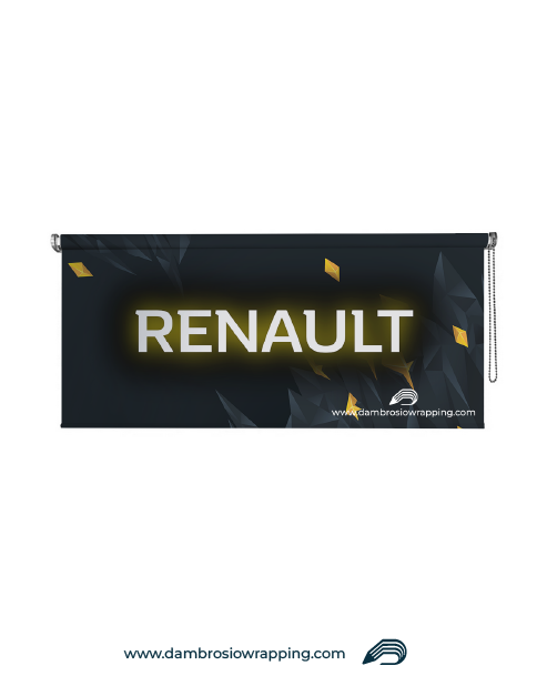 Blackout roller blind - RENAULT Button