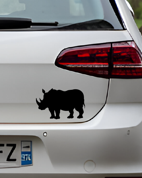 Rhino Sticker