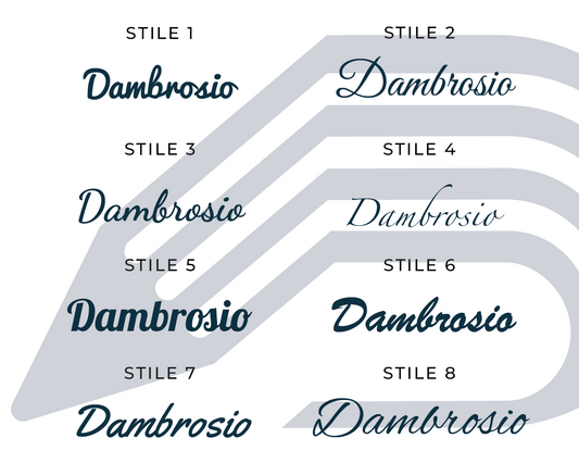 "Custom Name" Sticker with Dolphin and Wave Graphics