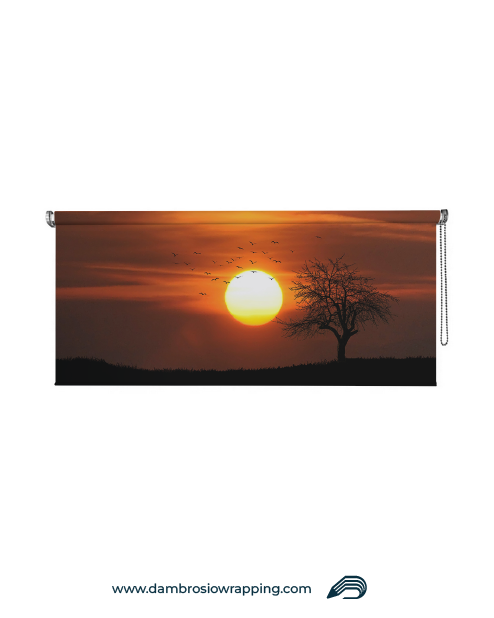Blackout Roller Blind - African Sunset