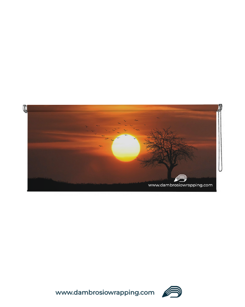 Blackout Roller Blind - African Sunset