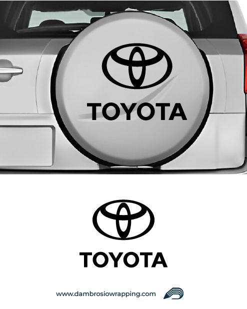 Adesivo Toyota Logo Posteriore