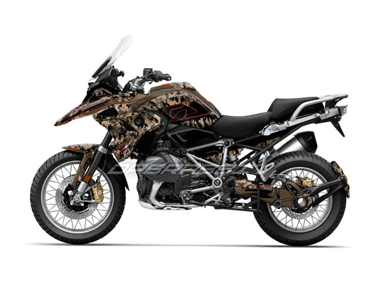 Kit Grafiche Adesivi Carene - BMW R1200/R1250GS (2017~2025) - (CM-D)