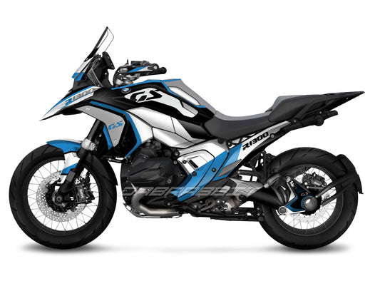 Kit Grafiche Adesivi Carene - BMW R1300GS (2024~) - (GR-WBL)