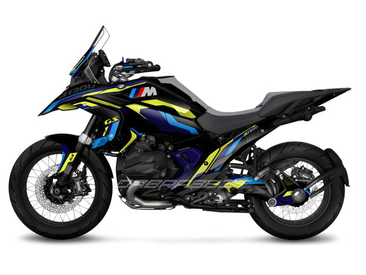 Kit Grafiche Adesivi Carene - BMW R1300GS (2024~) - (MC-BLY)