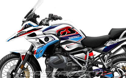Kit Grafiche Adesivi Carene - BMW R1200/R1250GS (2017~2025) - (MS-W)