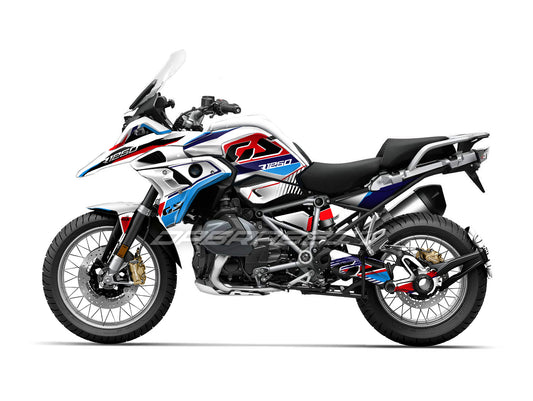 Kit Grafiche Adesivi Carene - BMW R1200/R1250GS (2017~2025) - (MS-W)