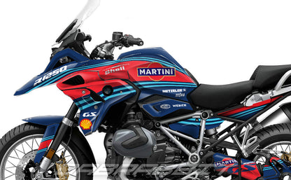Kit Grafiche Adesivi Carene - BMW R1200/R1250GS (2017~2025) - (MTN-BL)