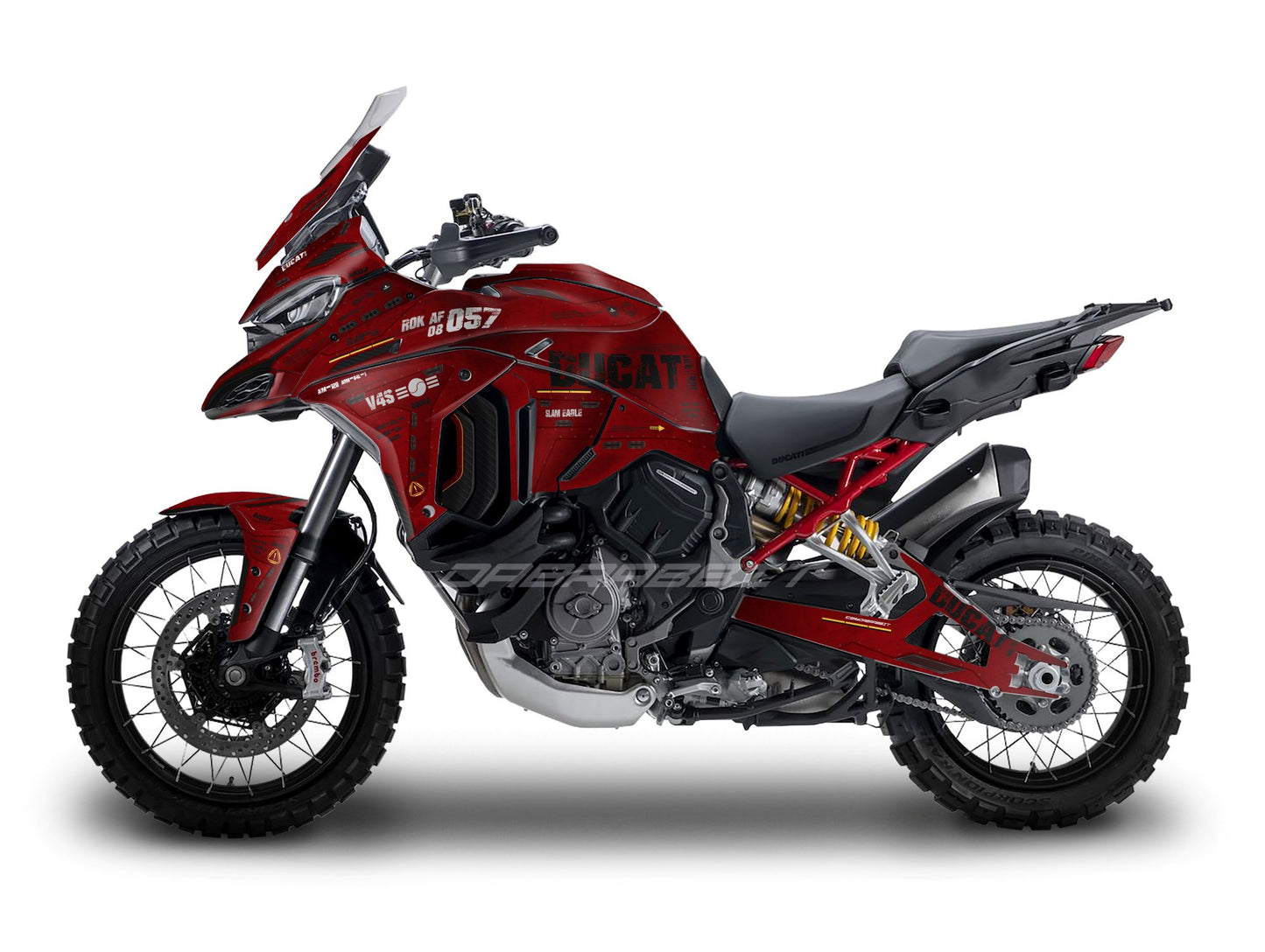 Fairing Graphics Kit - BMW R1300GS (2024~) - (TSP-WBR)