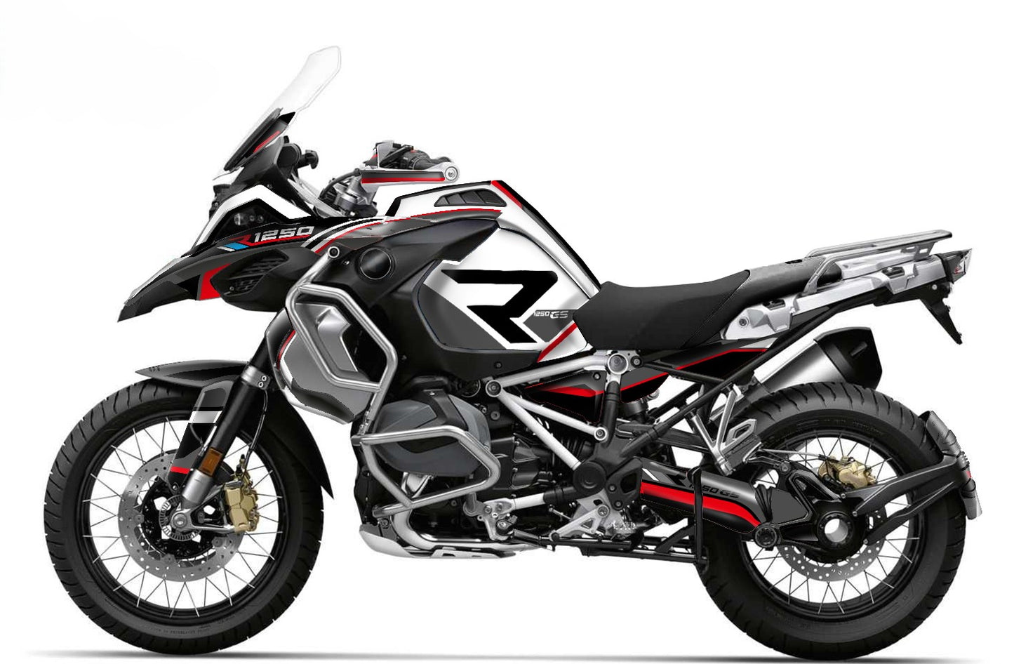 Kit Grafiche Adesivi Carene - BMW R1200/R1250GS ADV - Adventure (2014~2025) - (RL-BW)
