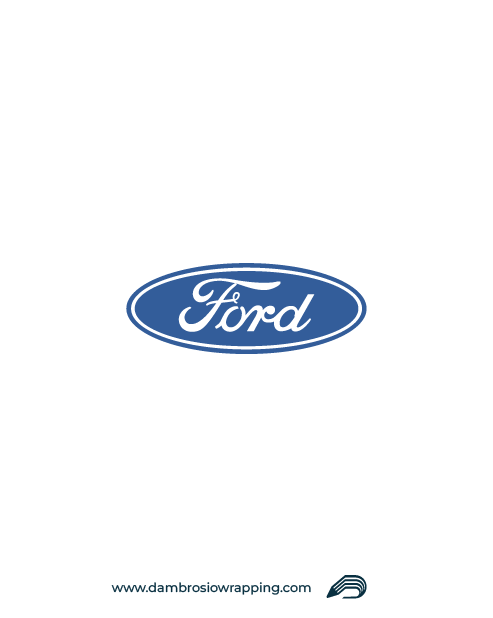 Adesivo Logo Ford Stilizzato