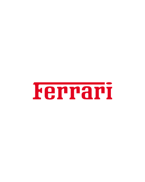 Adesivo Logo Ferrari Scritta