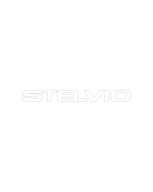 Adesivo Stelvio Logo Scritta