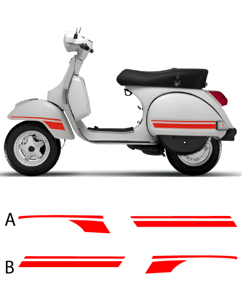 Kit Fasce Adesive compatibili con Vespa PX T5 LML STAR