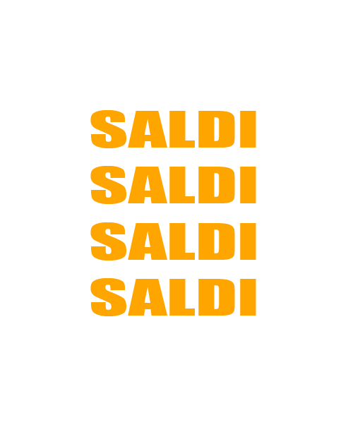 Adesivo Saldi Saldi Saldi