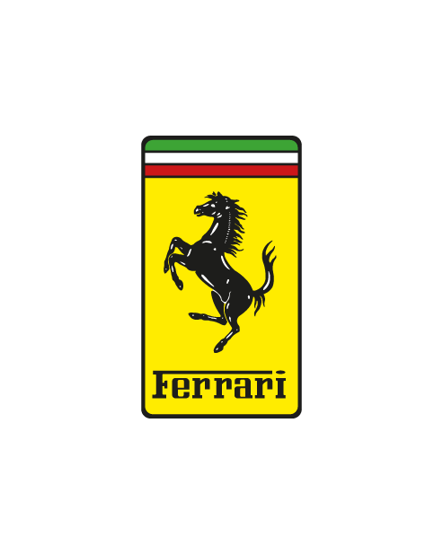 Adesivo Logo Ferrari Scudetto