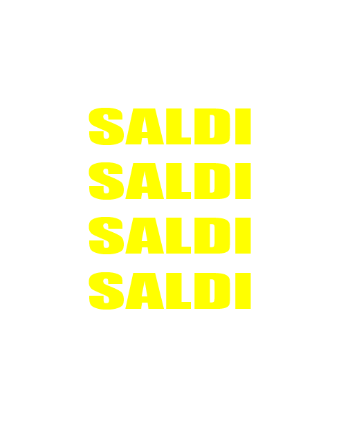 Adesivo Saldi Saldi Saldi