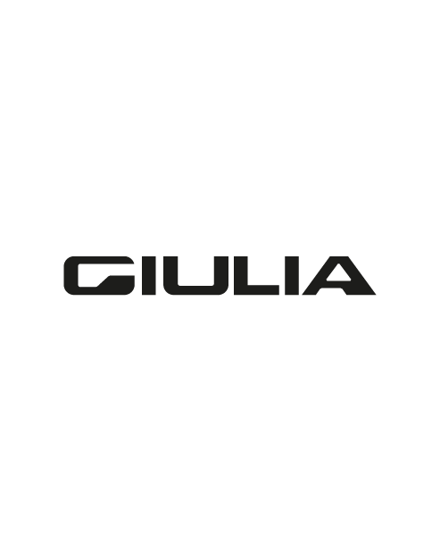 Adesivo Giulia Logo Scritta