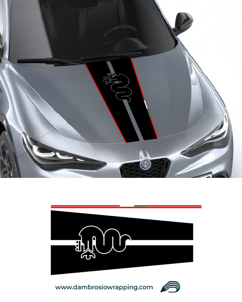 Kit Fascia Cofano Stelvio - Stile Scuderia Italia