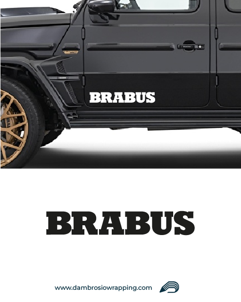 Kit Adesivi "Brabus" Laterali