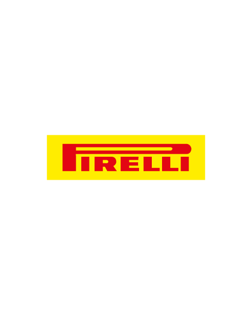 Adesivo Logo Pirelli Giallo e Rosso