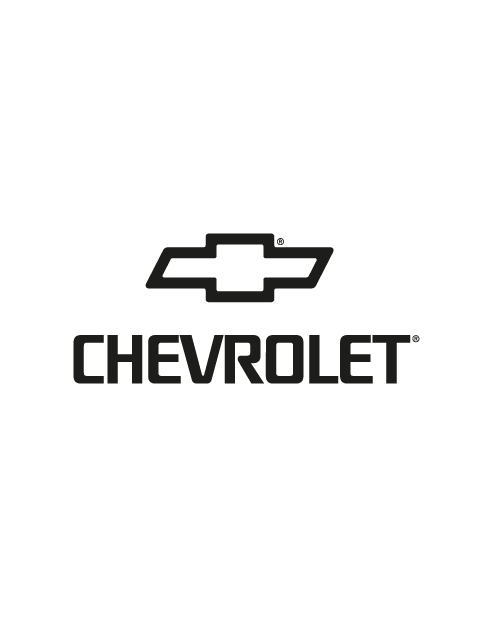 Adesivo Logo Chevrolet Completo - Nero