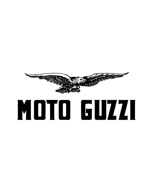 Adesivo Logo Moto Guzzi stilizzato