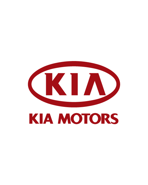 Adesivo Logo "Kia Motors" - Rosso