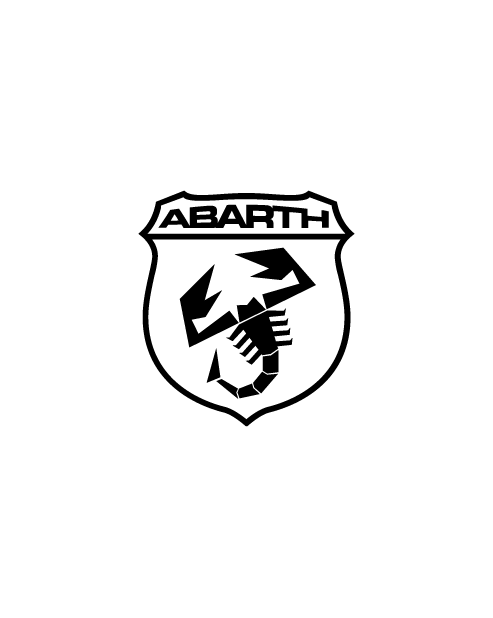 Adesivo Stemma Logo Abarth Stilizzato