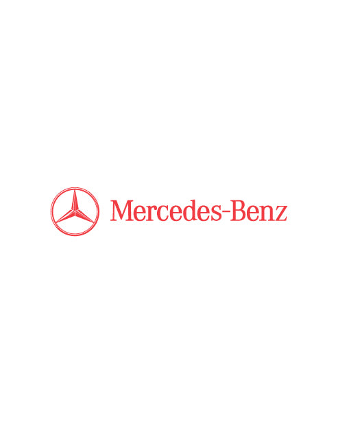 Adesivo Logo Mercedes Benz con Emblema