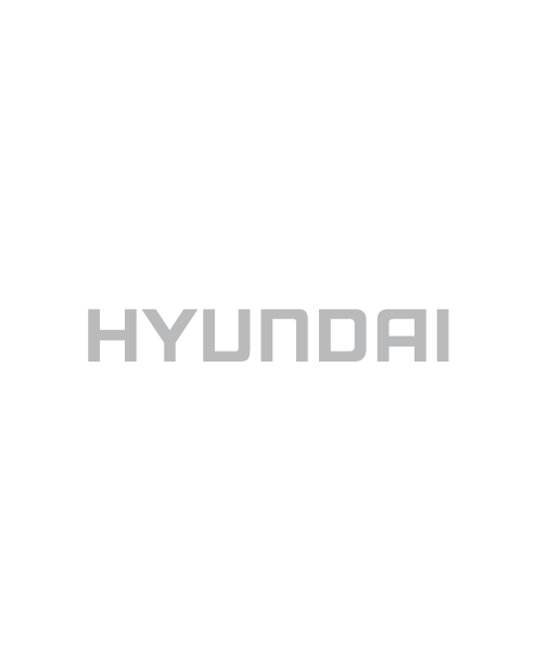 Adesivo Scritta "Hyundai" - Grigio