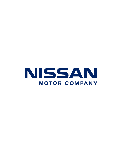 Adesivo Scritta Nissan Motor Company - Blu