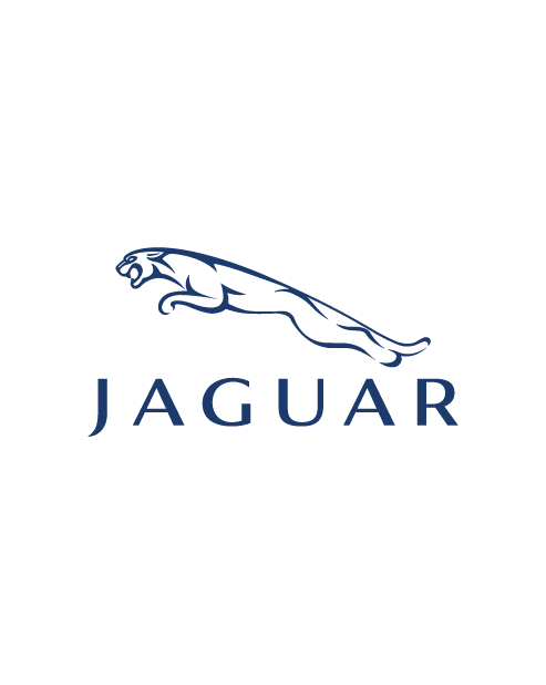 Adesivo Logo Jaguar Completo - Blu