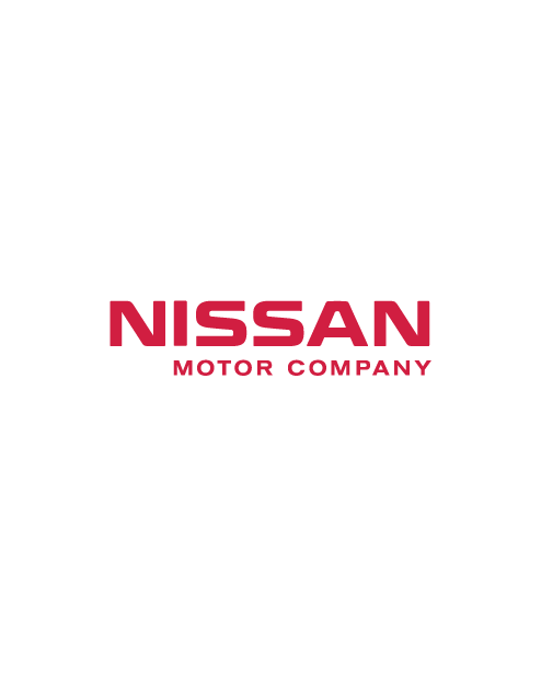 Adesivo Scritta Nissan Motor Company - Rosso