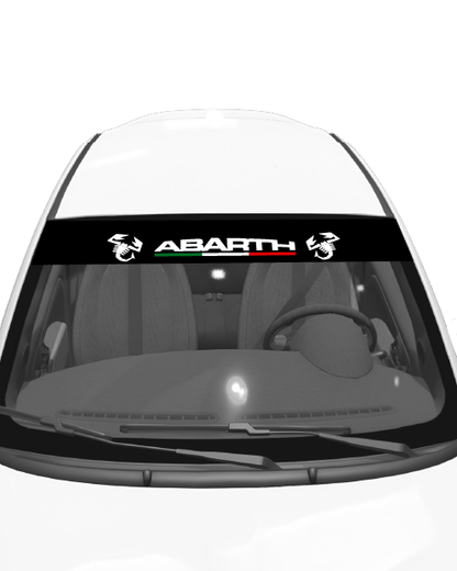 Kit Adesivo Parasole Abarth - Logo Bandiera Italia