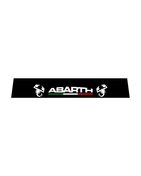 Kit Adesivo Parasole Abarth - Logo Bandiera Italia