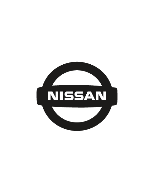 Adesivo Logo Nissan - Nero