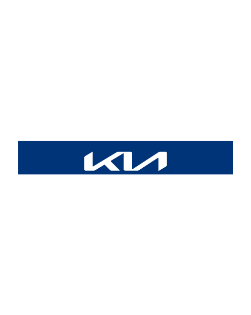 Kit Adesivo Fascia Parasole con logo Kia Trasparente