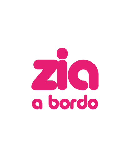 Adesivo scritta "Zia a bordo"