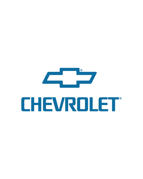 Adesivo Logo Chevrolet Completo - Blu