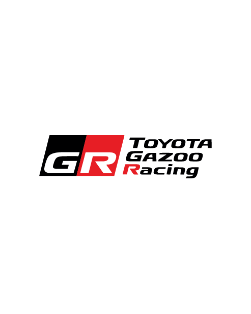 Adesivo Toyota Gazoo Racing - Rosso/Nero