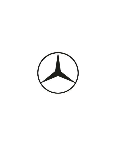 Adesivo Logo Mercedes Benz Anello