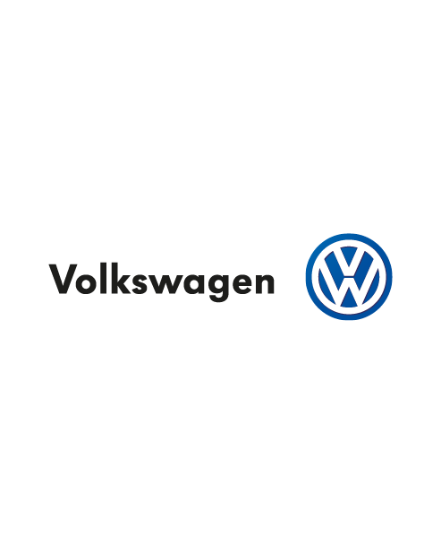 Adesivo Logo Volkswagen Completo Orizzontale