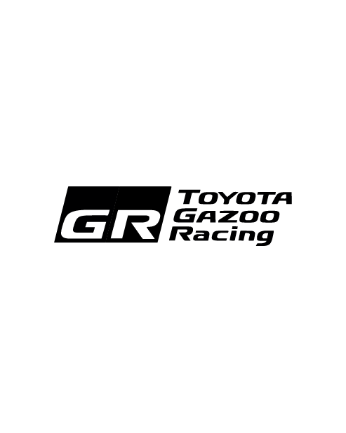 Adesivo Toyota Gazoo Racing - Nero